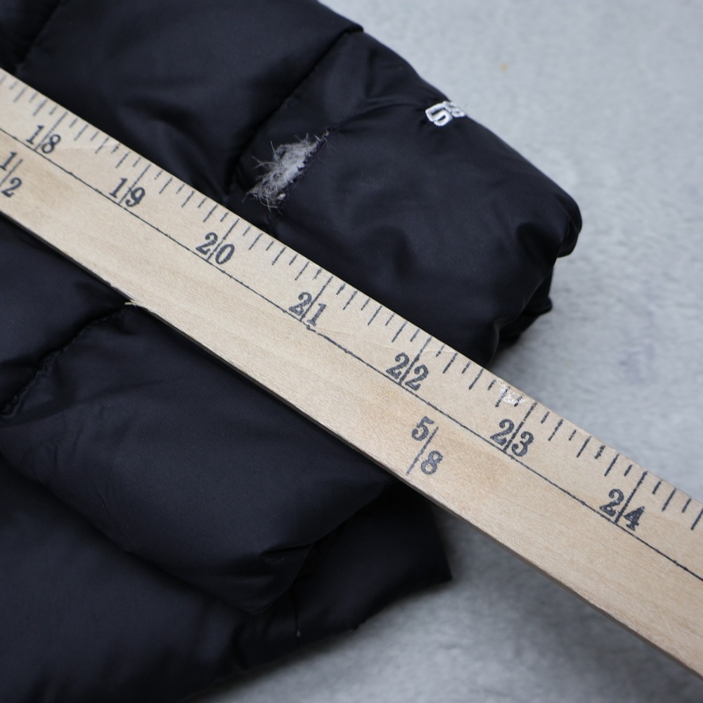 North Face Aconcagua Down Jacket Womens XL Black 550 Fill Insulated Quilted Puff - Picture 14 of 15